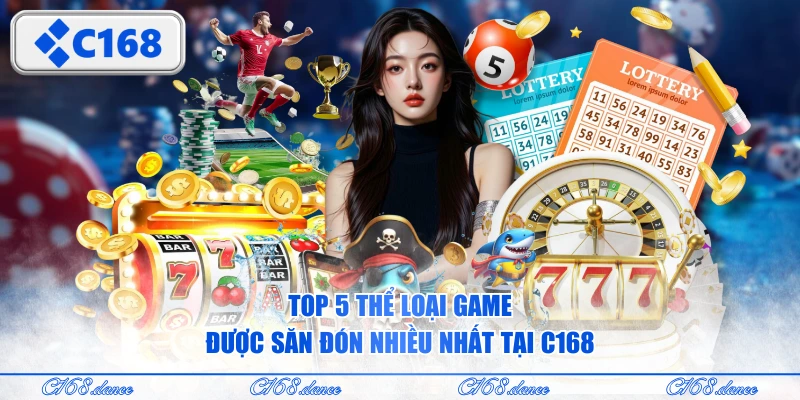 Top 5 thể loại game được săn đón nhiều nhất tại C168